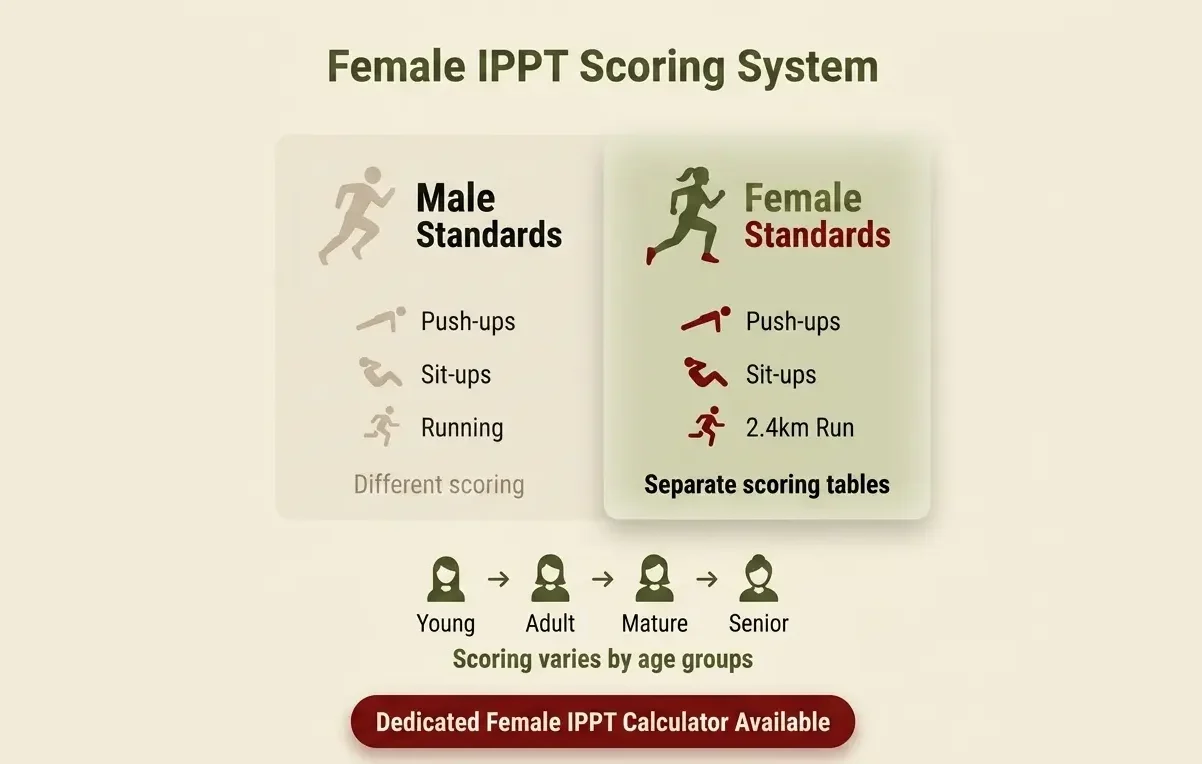 Female IPPT calculator